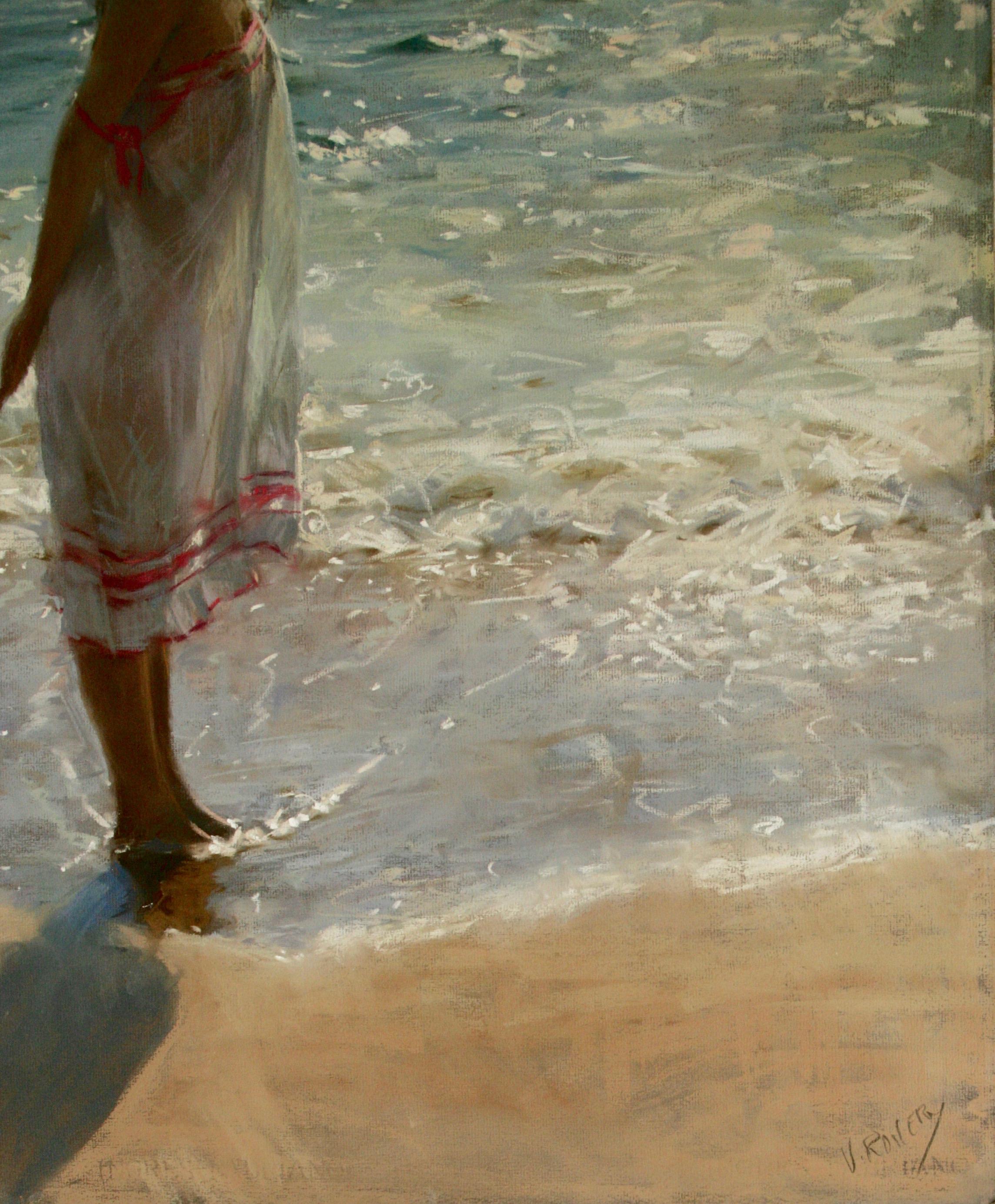 BY THE EDGE OF THE SEA...Vincente Romero Redondo , contemporary Spanish artist. 1