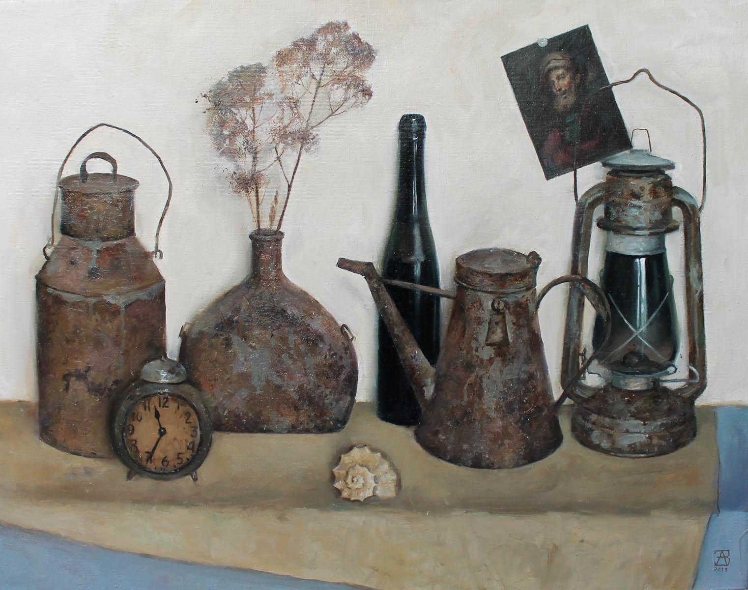 Andrew Zaharenko Still-Life Painting - Still Life with Shell