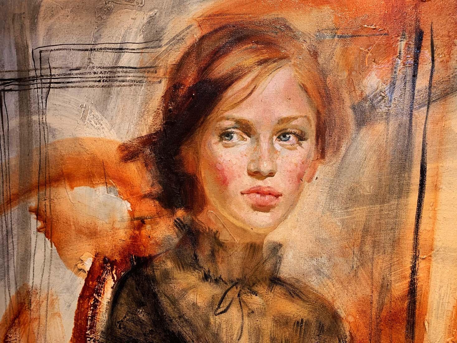 Gräfin (Impressionismus), Painting, von Irene Sheri