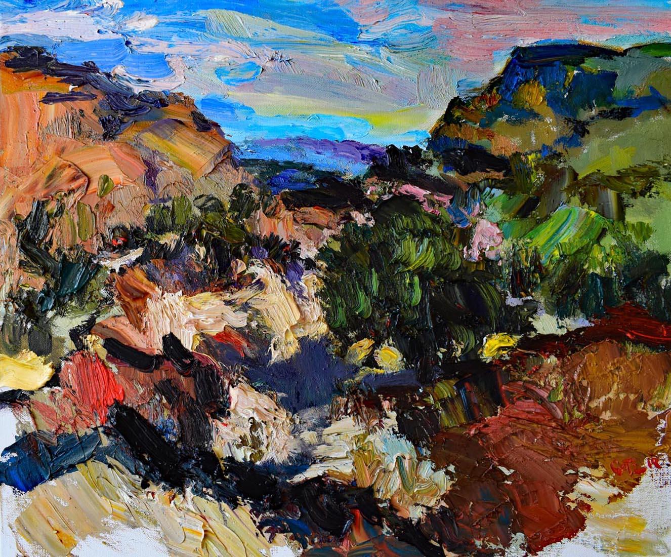 Brian Cote Landscape Painting - Spring in the Desert