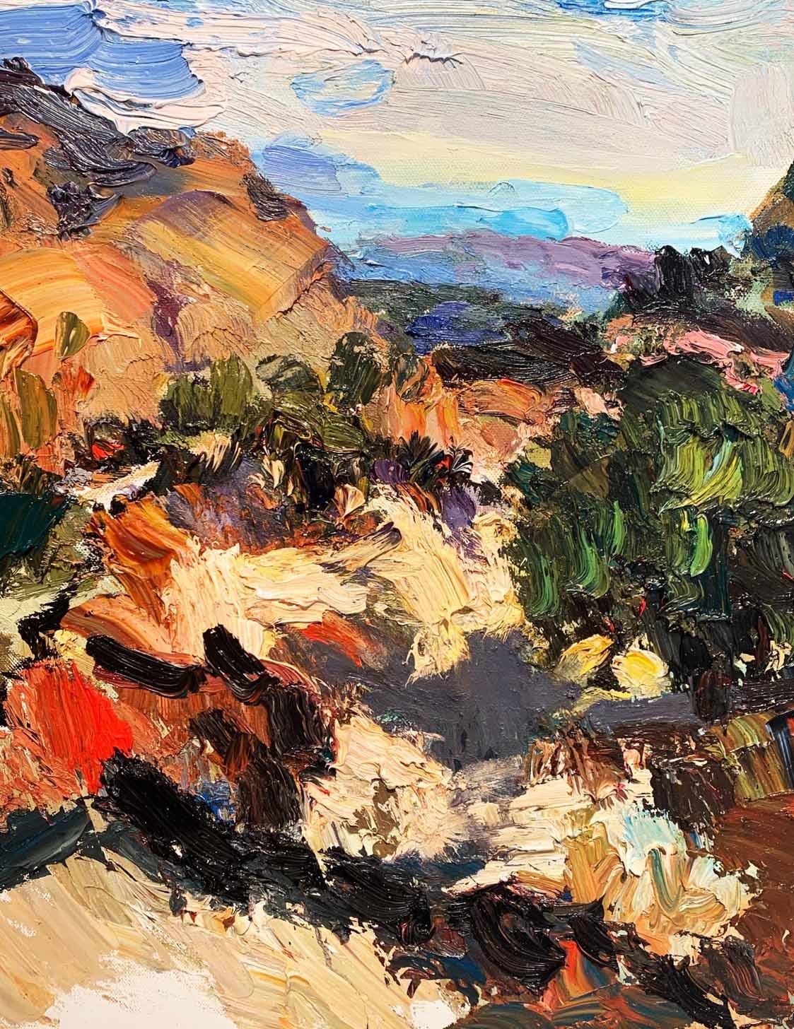 Spring in the Desert - Abstract Impressionist Painting by Brian Cote