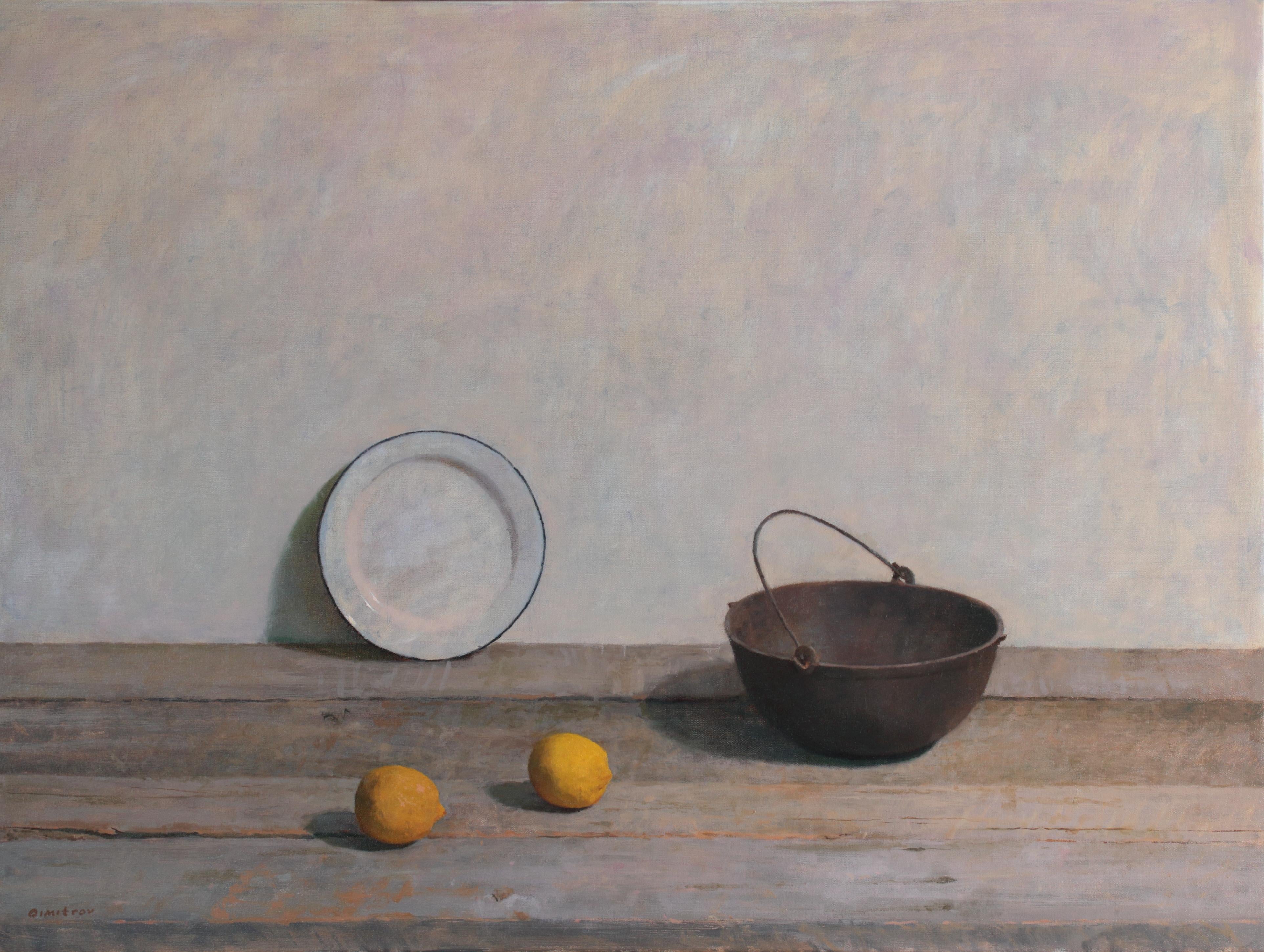 Martin Dimitrov Still-Life Painting - Lemons