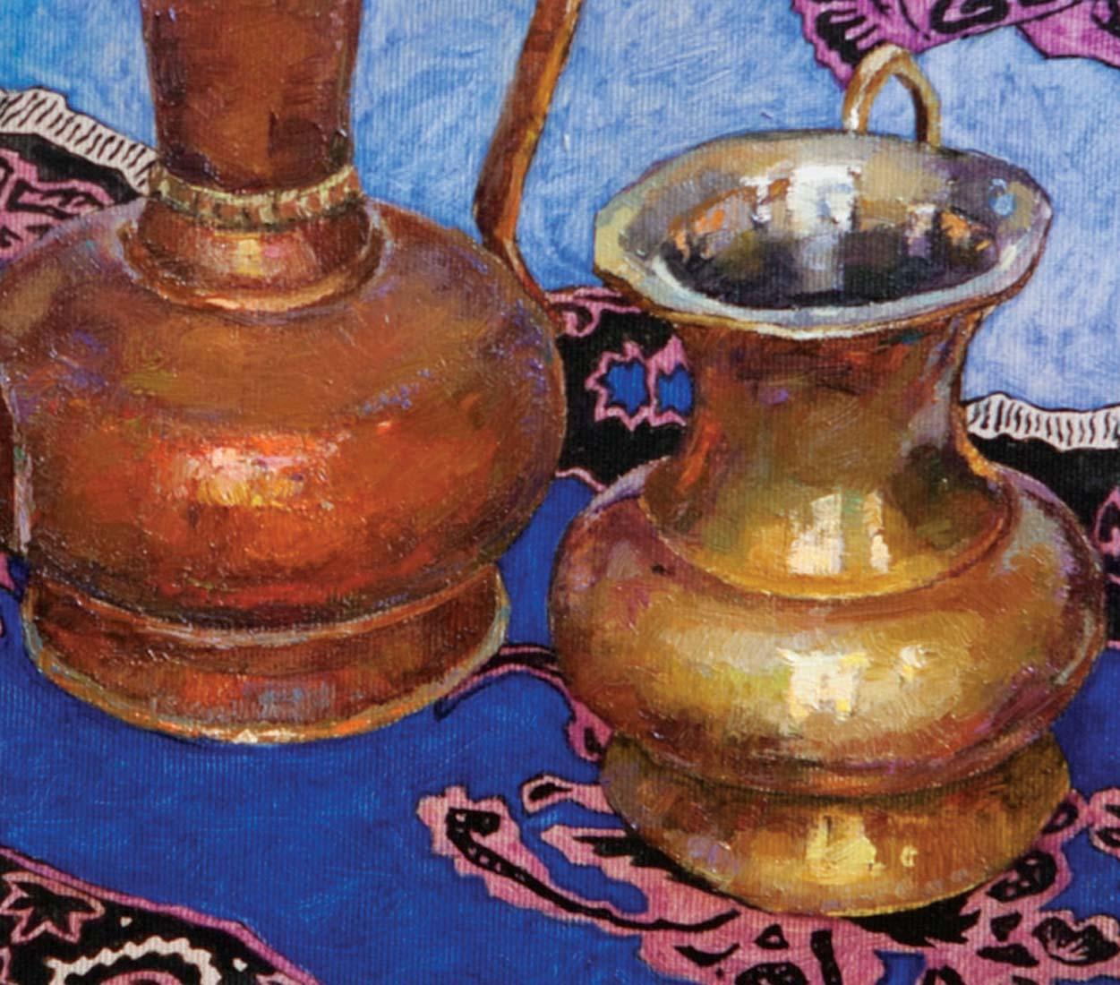 Birnen aus Birnenholz (Impressionismus), Painting, von Victoria Kalaichi