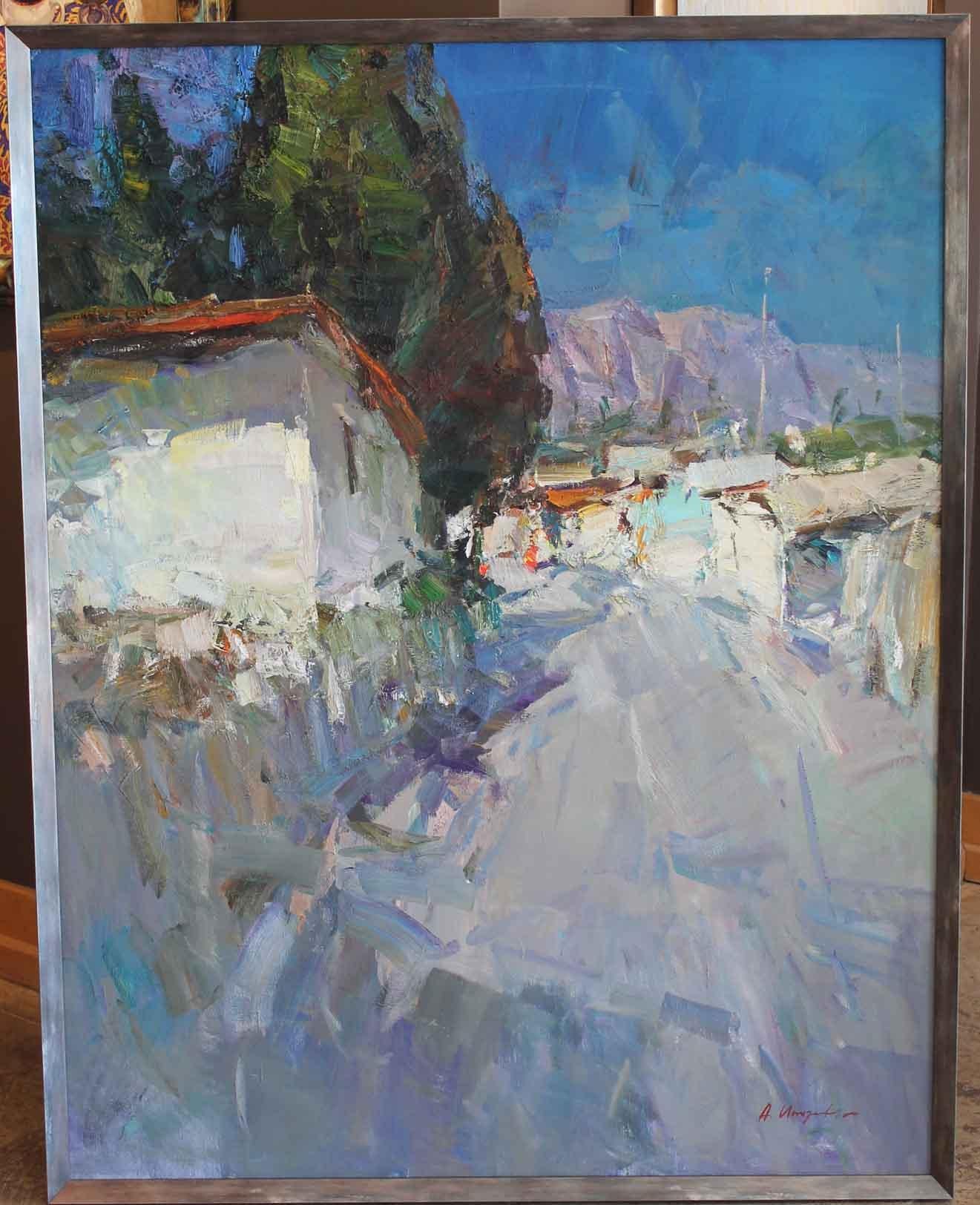Sunny Simeiz, Crimea - Painting by Andrey Inozemtsev
