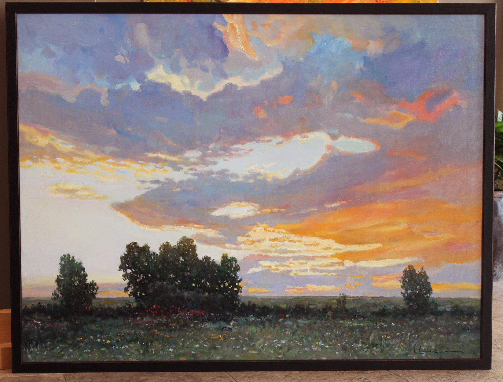 Sunset - Painting by Ivan Vityuk