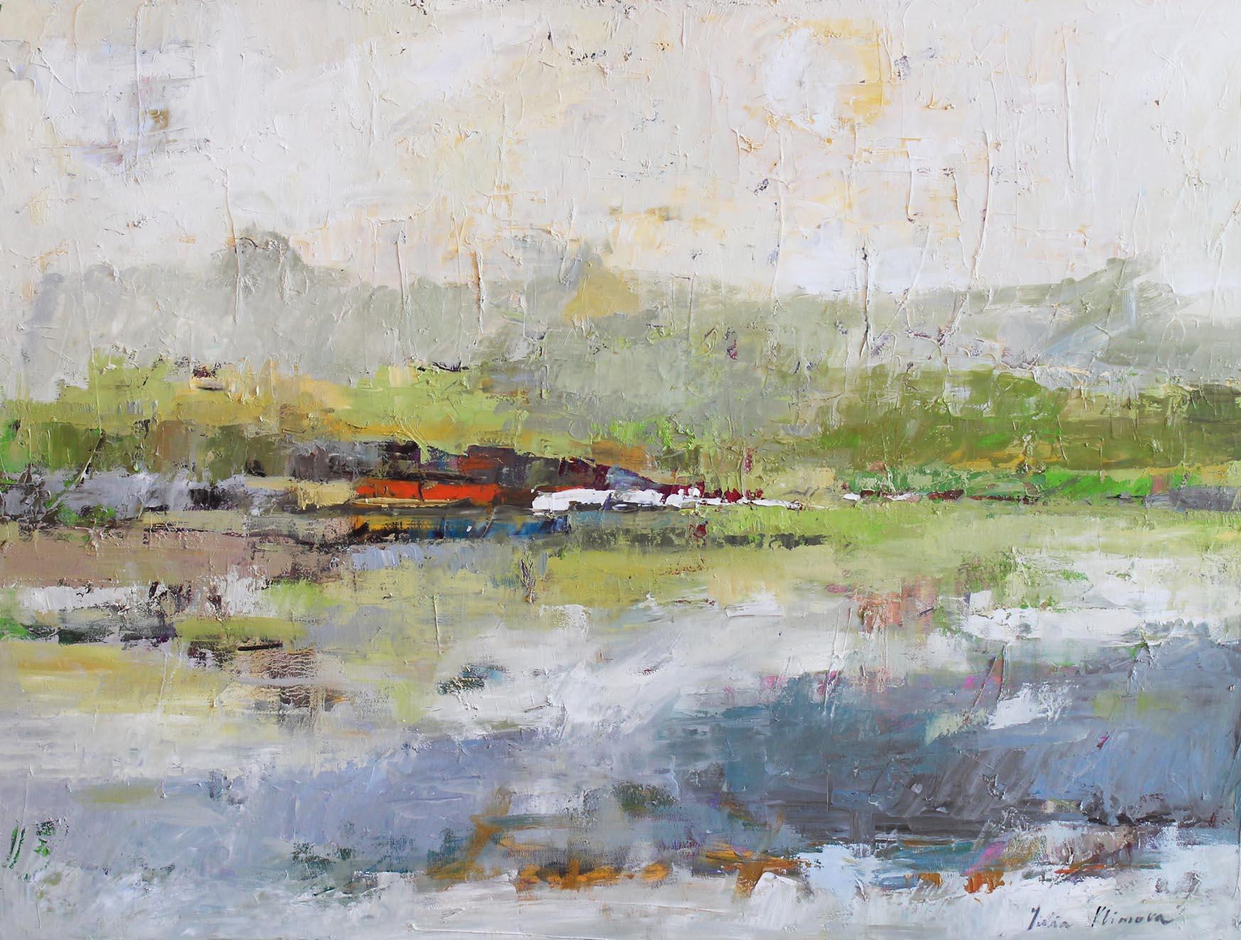 Julia Klimova Landscape Painting - Uninterrupted Silence