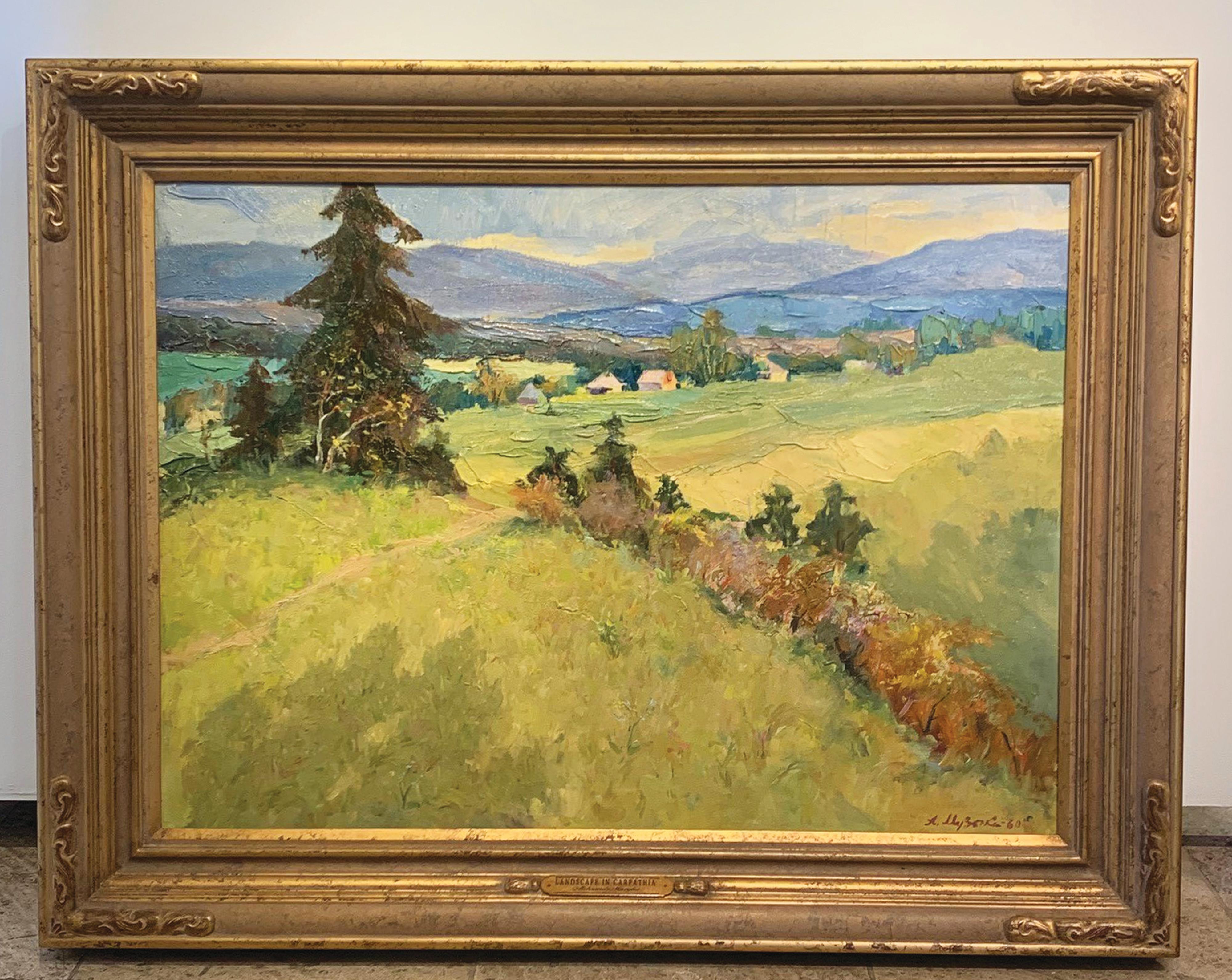 Aleksandr Muzika Landscape Painting - Landscape in Carpathia
