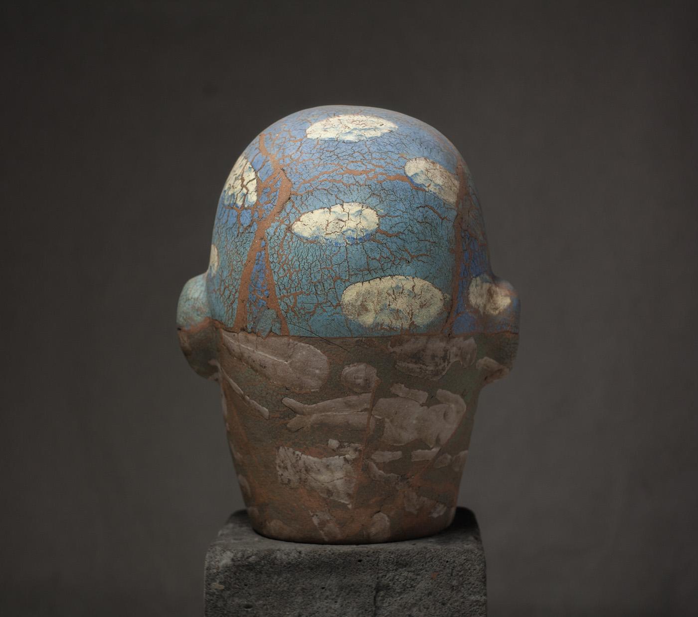 Head In The Couds - Contemporary Sculpture by Oleksandr Miroshnychenko