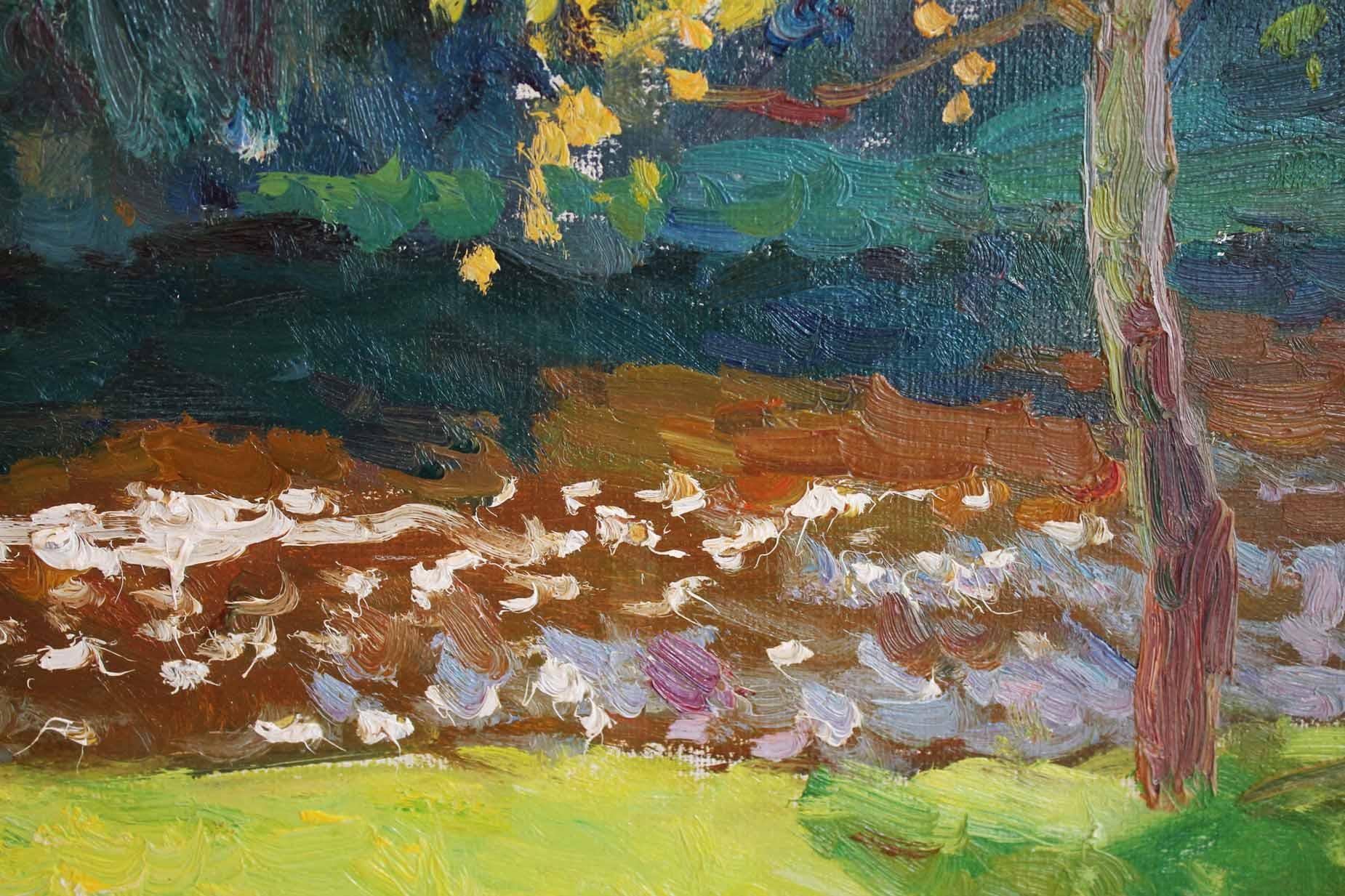 Beginning of Autumn - Painting by Vasily Hudyakov