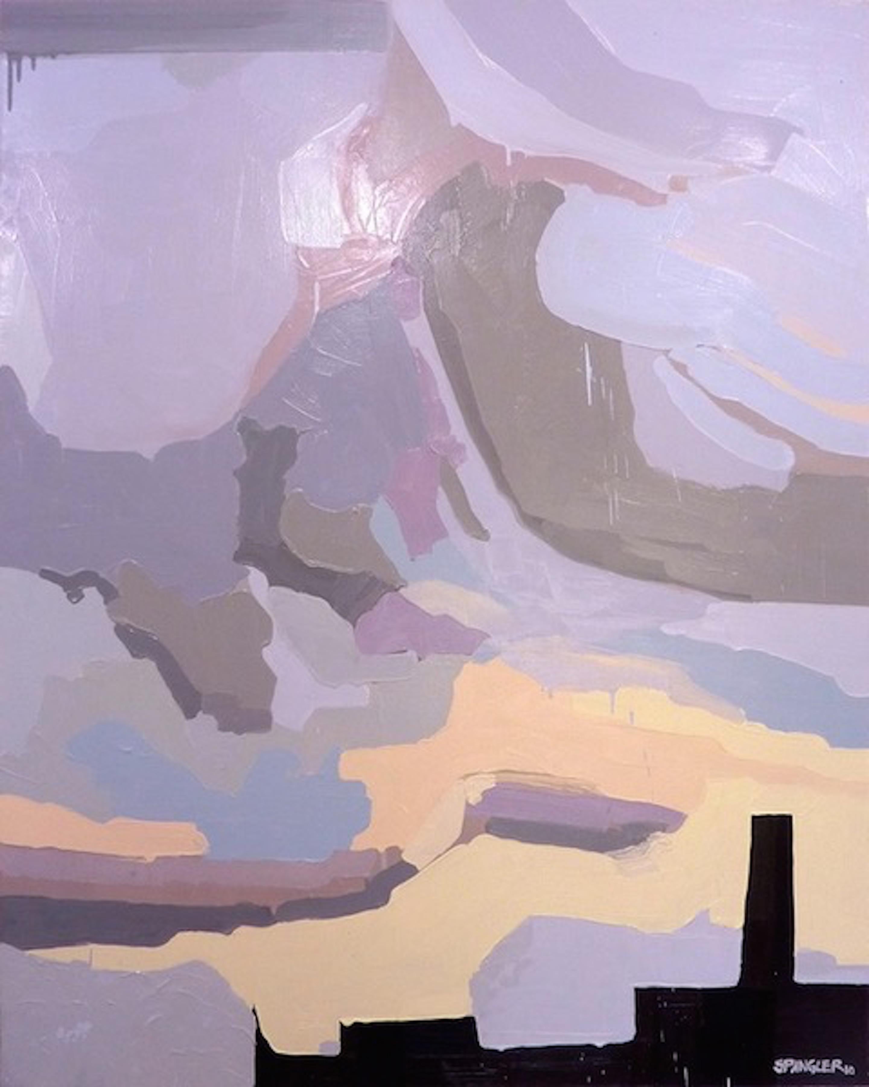 Joe Spangler Landscape Painting - Smokestack