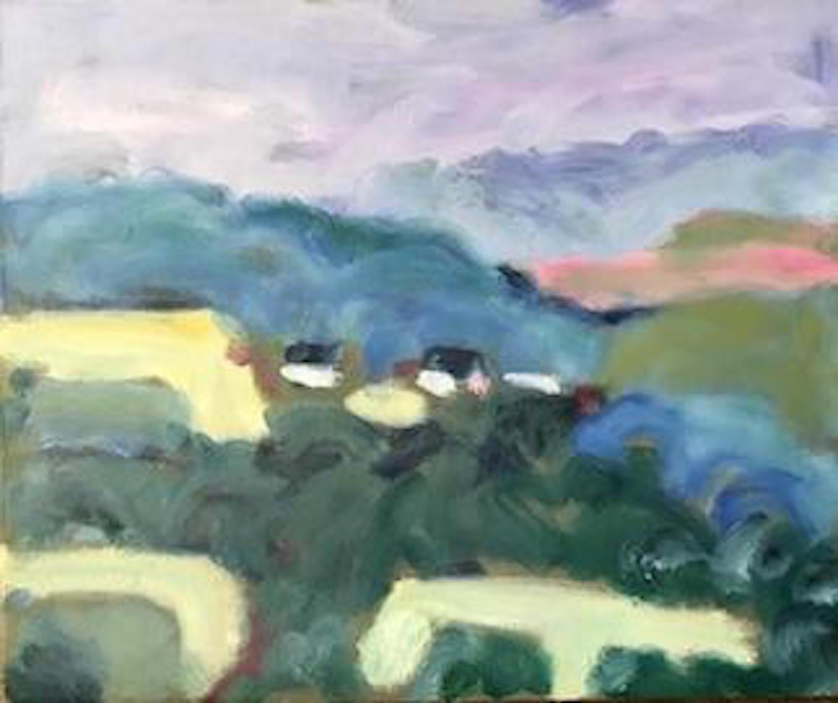 Nicholas Kilmer Landscape Painting - Fierville Evening #4