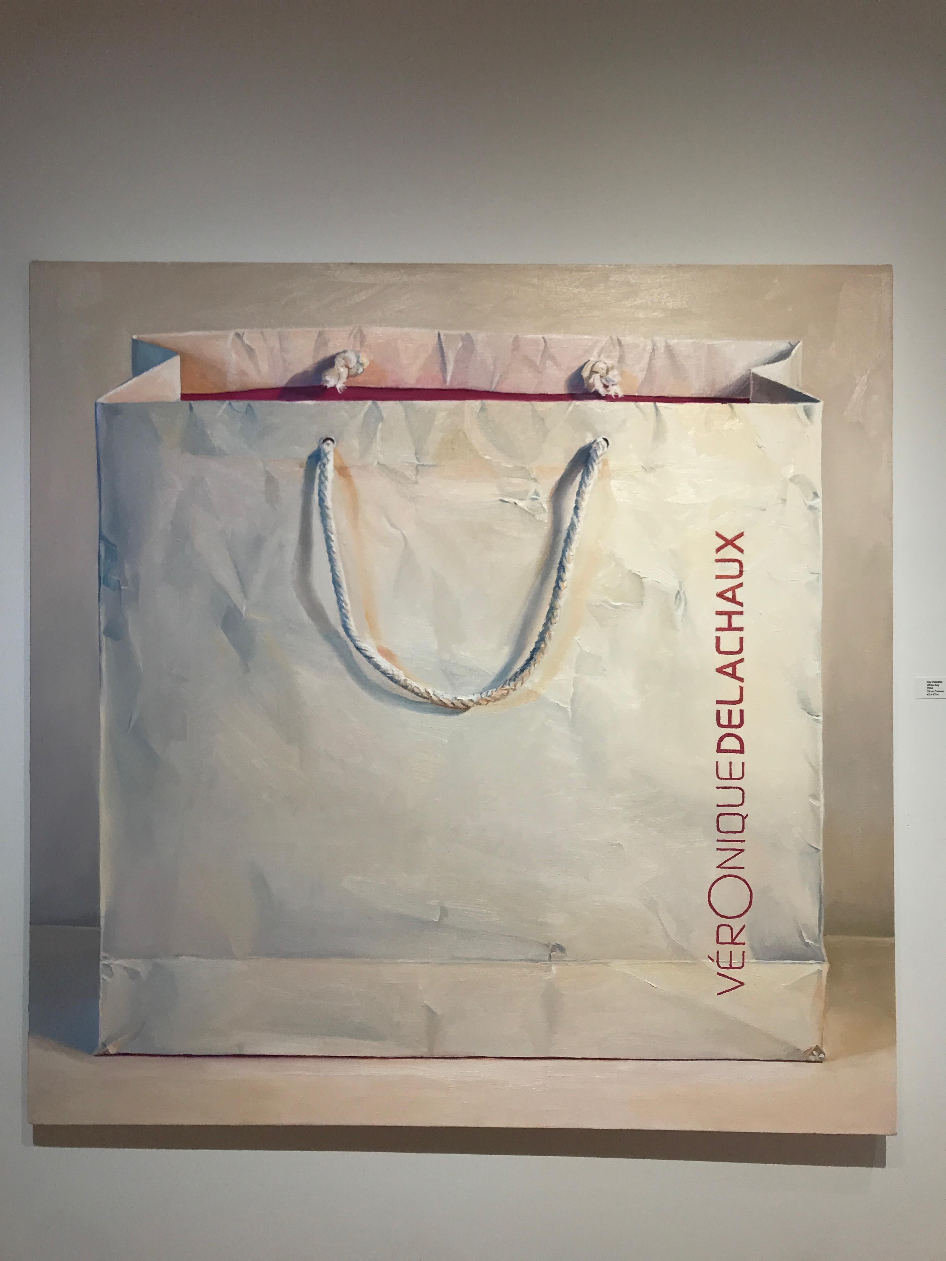 Ray Kleinlein Still-Life Painting - White Bag