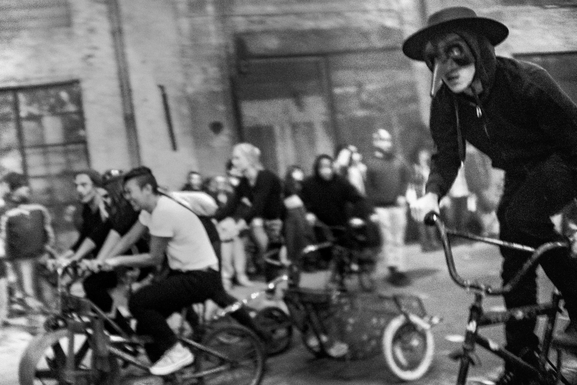 Bicycle Dystopia - Noir Black & White Photography
