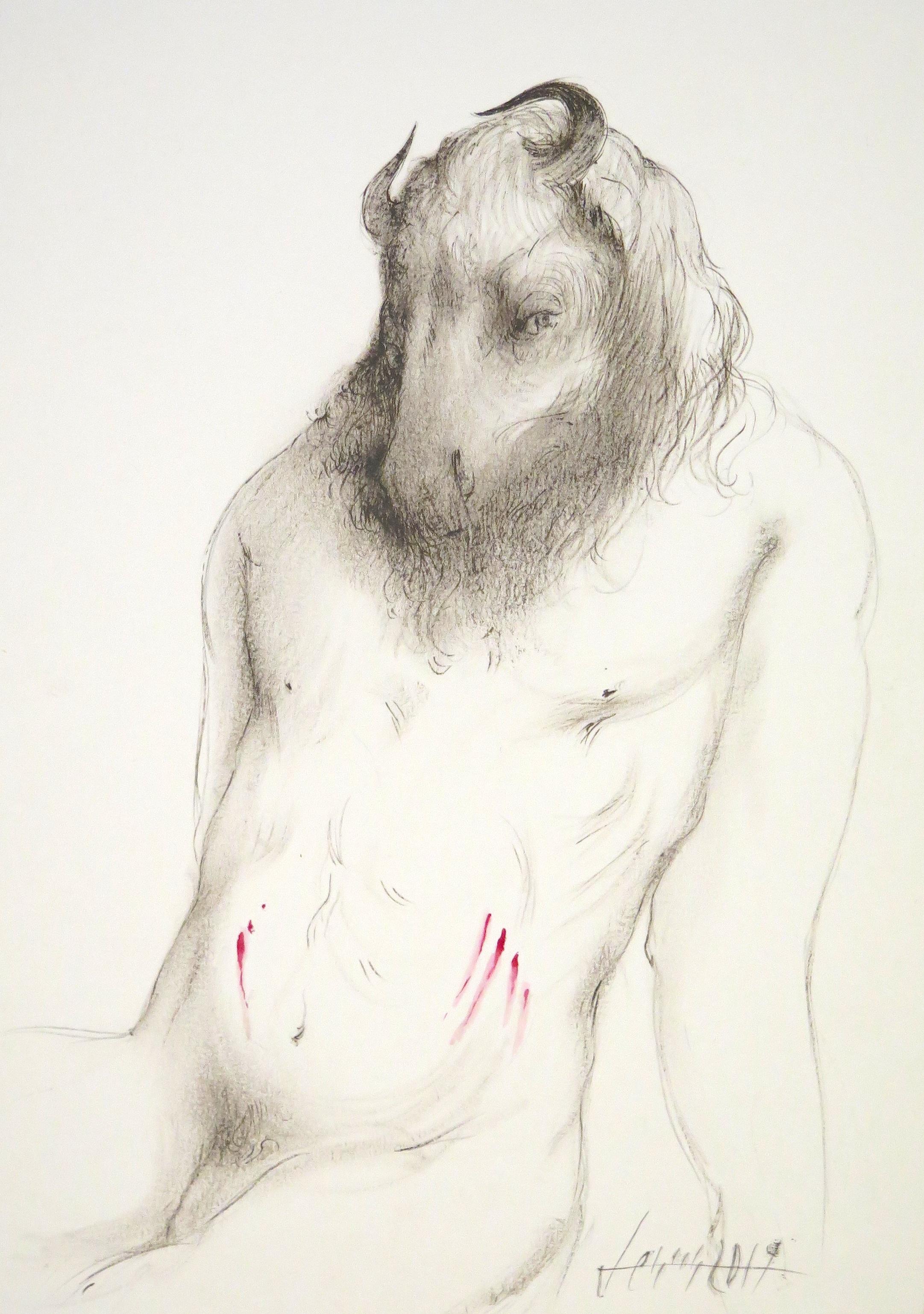 For the Love and the Minotaur. 

Figurative Pencil Drawing on archival paper. Cuban Artist Jesus Nodarse

11 x 8 inches unframed 

THE MAN: Jesús Nodarse Valdés was born in Sagua la Grande, Cuba in 1973. He studied at the Nacional Academy of Fine