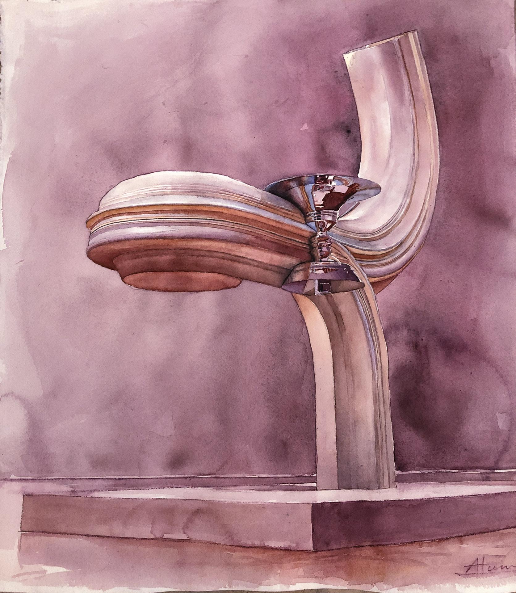 Astratto contro astratto. Acquerello originale figurativo neutro dell'artista cubano Alain Pino

I nuovi lavori di Pino continuano la sua esplorazione dell'intersezione tra identità e design industriale. In un'epoca iper-capitalistica, in cui la