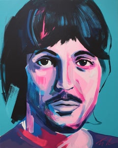Paul - Paul McCartney, The Beatles, Pop Art, Acrylic, Enamel Gloss, Canvas, Art