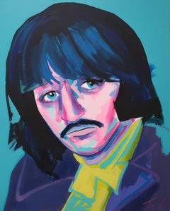Ringo - Ringo Starr, The Beatles, Pop Art, Acrylic, Enamel Gloss, Canvas, Art