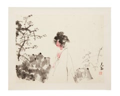 Delicate Fragrance - Chinese art, fine art, rice paper, watercolour, landscape