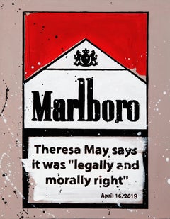 LEGALLY AND MORALLY RIGHT - POP ART, ACRYLIC, CONTEMPORARY, CANVAS