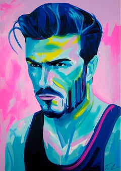 David Beckham - Acrylic, Modern Art, Contemporary Art, Football, Fashion, Icon