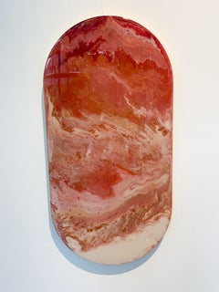 Object oval pil, epoxy by Corine van Voorbergen