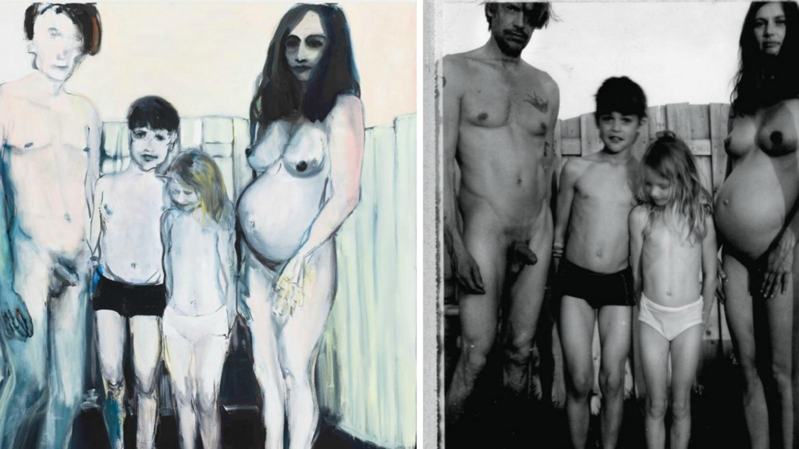 For 30 years Andre van Noord was a succesful international model. I his later carreer he was an art photographer. The picture he made of his family (title 'For the Baby') was the inspiration for Marlene Dumas work 'the nuclear family', shown in the
