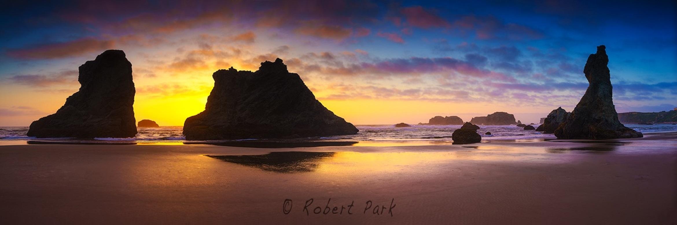 Robert Park Landscape Print - Lands End - Oregon Coast - Acrylic Photograph - Limited Edition of 100
