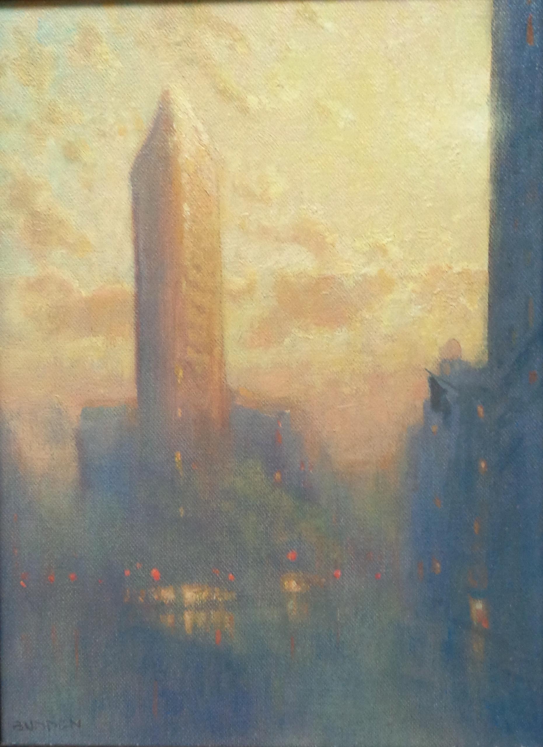 New York City Oil Painting Flatiron by Michael Budden Sunrise Flatiron 1