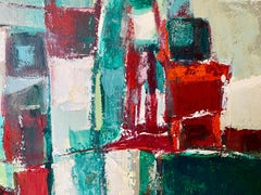 Edith E. Ferullo "Untitled", acrylic on board