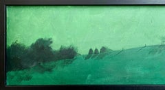 'Early Morning at Singeorz' par Marcel Lupse, huile sur toile originale