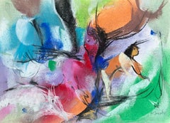 Used William Jacobs "Reclining Figure", original pastel on paper