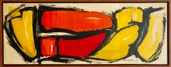 "Abstract Composition" by Rosamond Brown, original acrylic on canvas