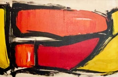 "Abstract Composition" by Rosamond Brown, original acrylic on canvas