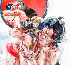 John Copeland "Every Morning Look in the Mirror", oil on canvas