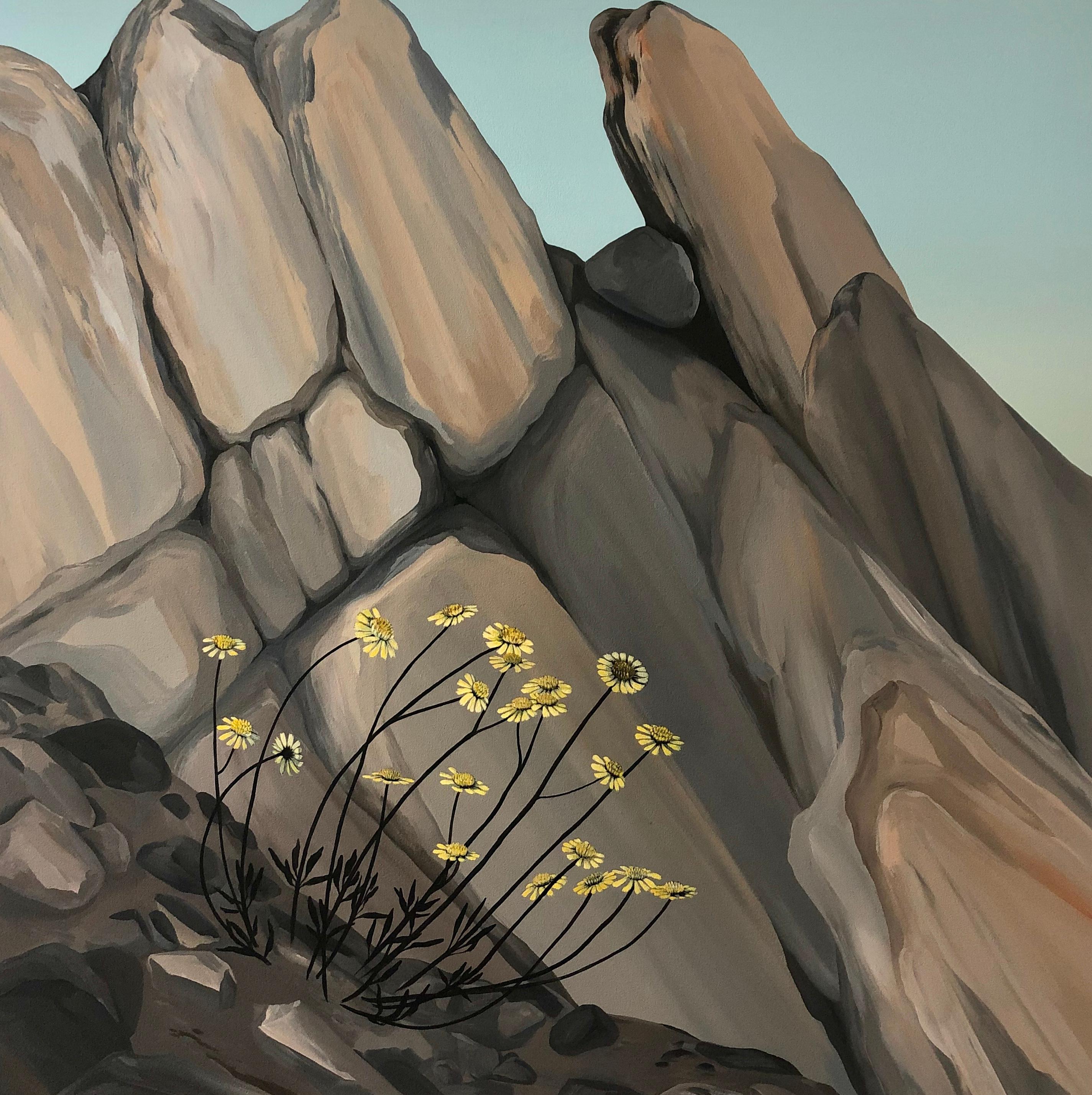 Marigold Santos Landscape Painting - the heartbeat through thinnest skin