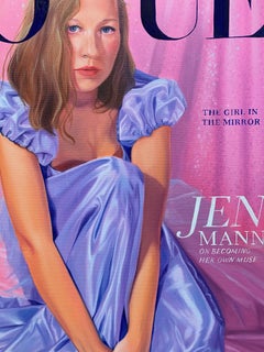 "Cover Girl - Vogue Magazine, Contemporary, Hyper- Realist, Figurative, Painting