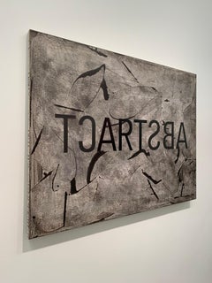 Abstract Art, Contemporary, Minimal, Abstract, Text- Based, Painting