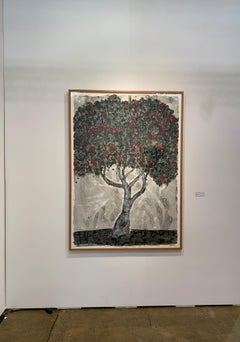 Untitled (Tree), Contemporary, Landscape, Ink and Watercolor on Paper