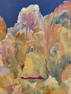 Candied Sky, Contemporary, Colourful, Prairie Landscape, Painting