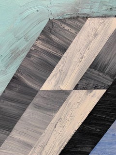 Reconfigured Grid Painting #80, Contemporary, Abstract, Geometric, Grid Painting