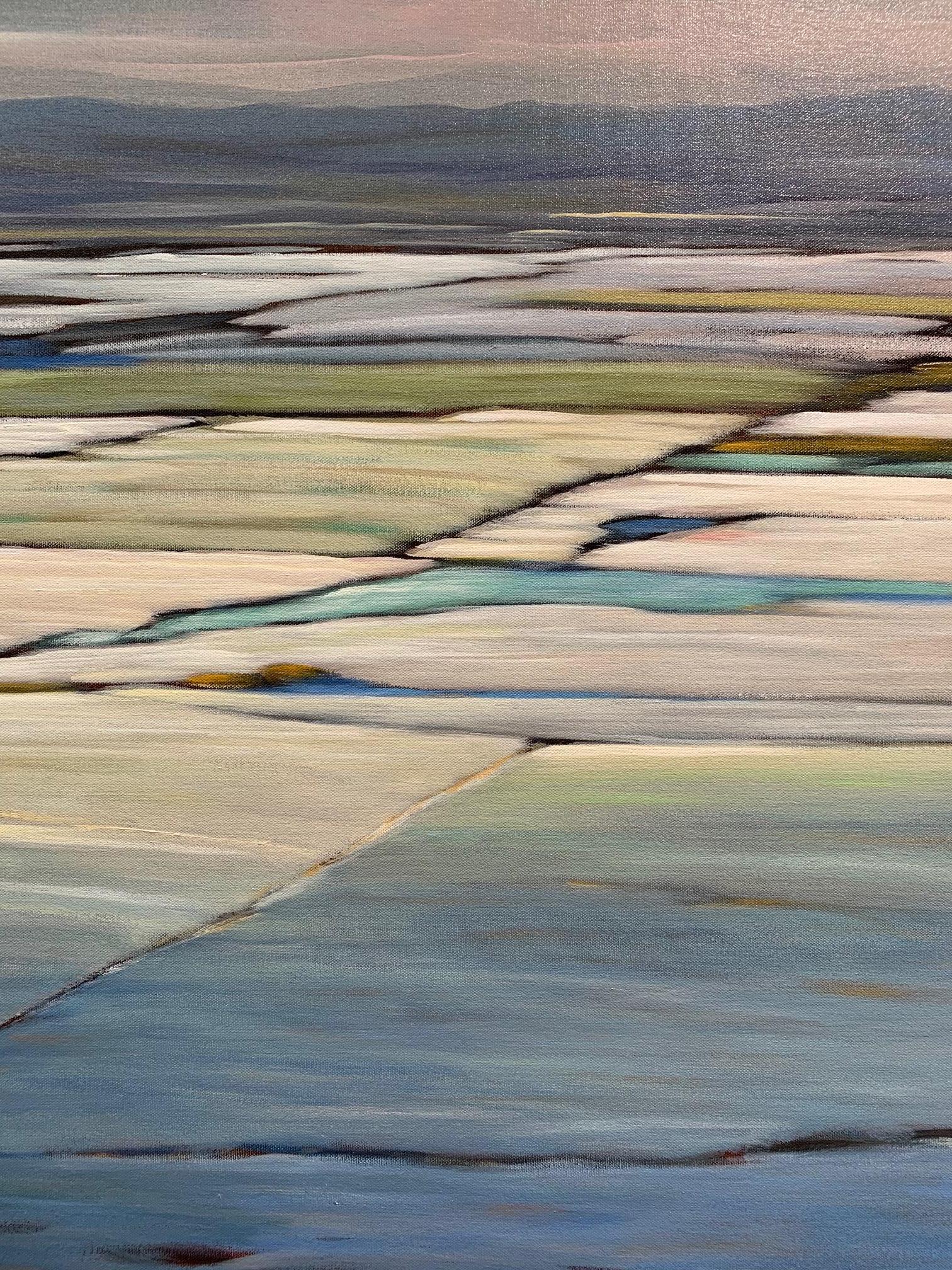 September Snow, Contemporary, Traditional, Prairie Landscape, Painting 2