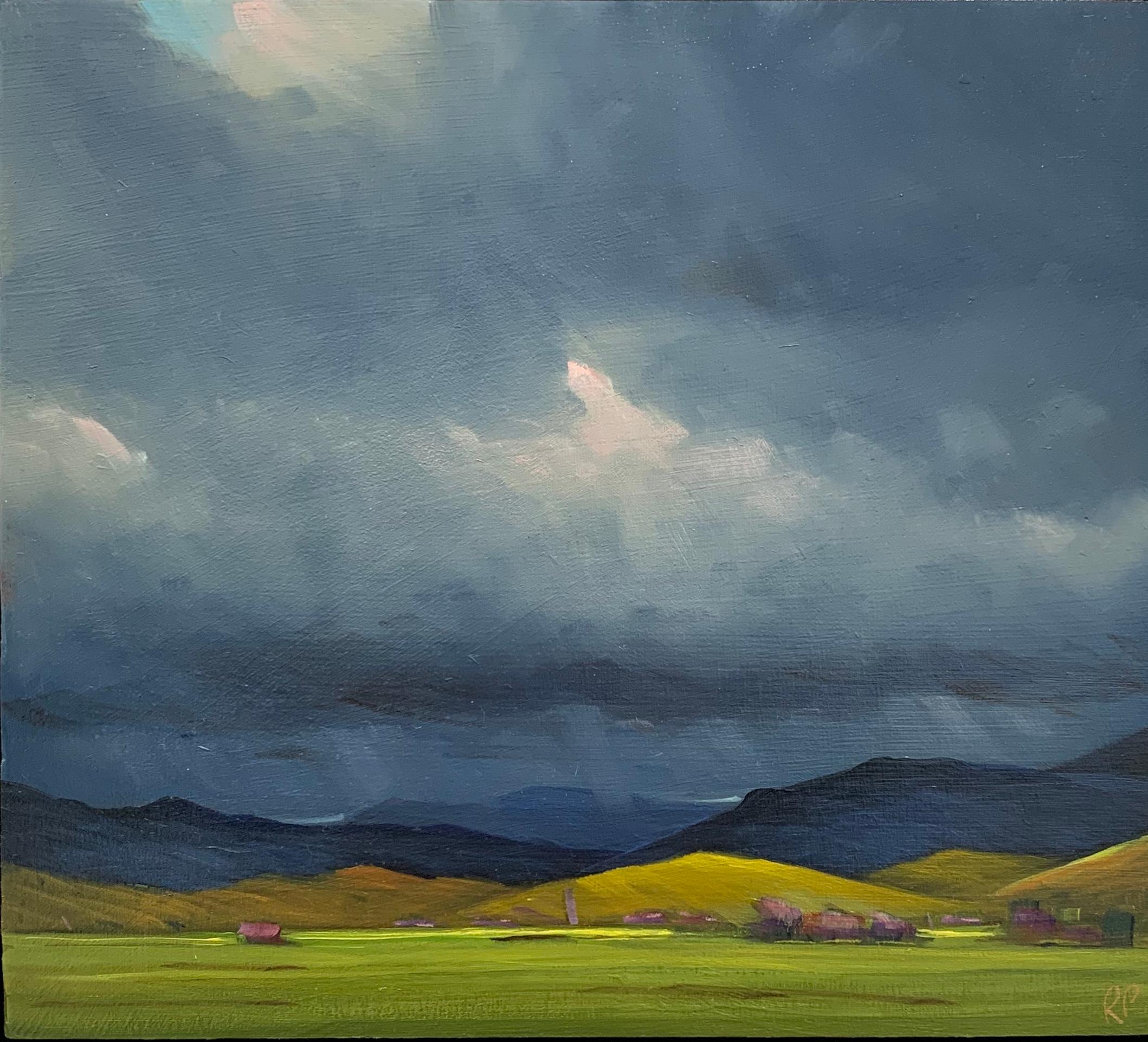 Ross Penhall Landscape Painting - "The Window, " Artwork, Impressionistic, Contemporary, "En Plein Air, " Landscape