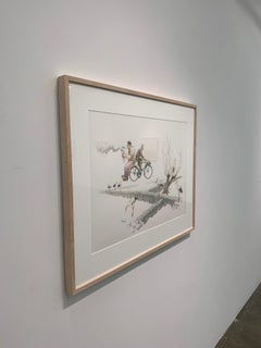 "The Cartesian Centaur, " Contemporary, Narrative, Figurative, with Animal Art