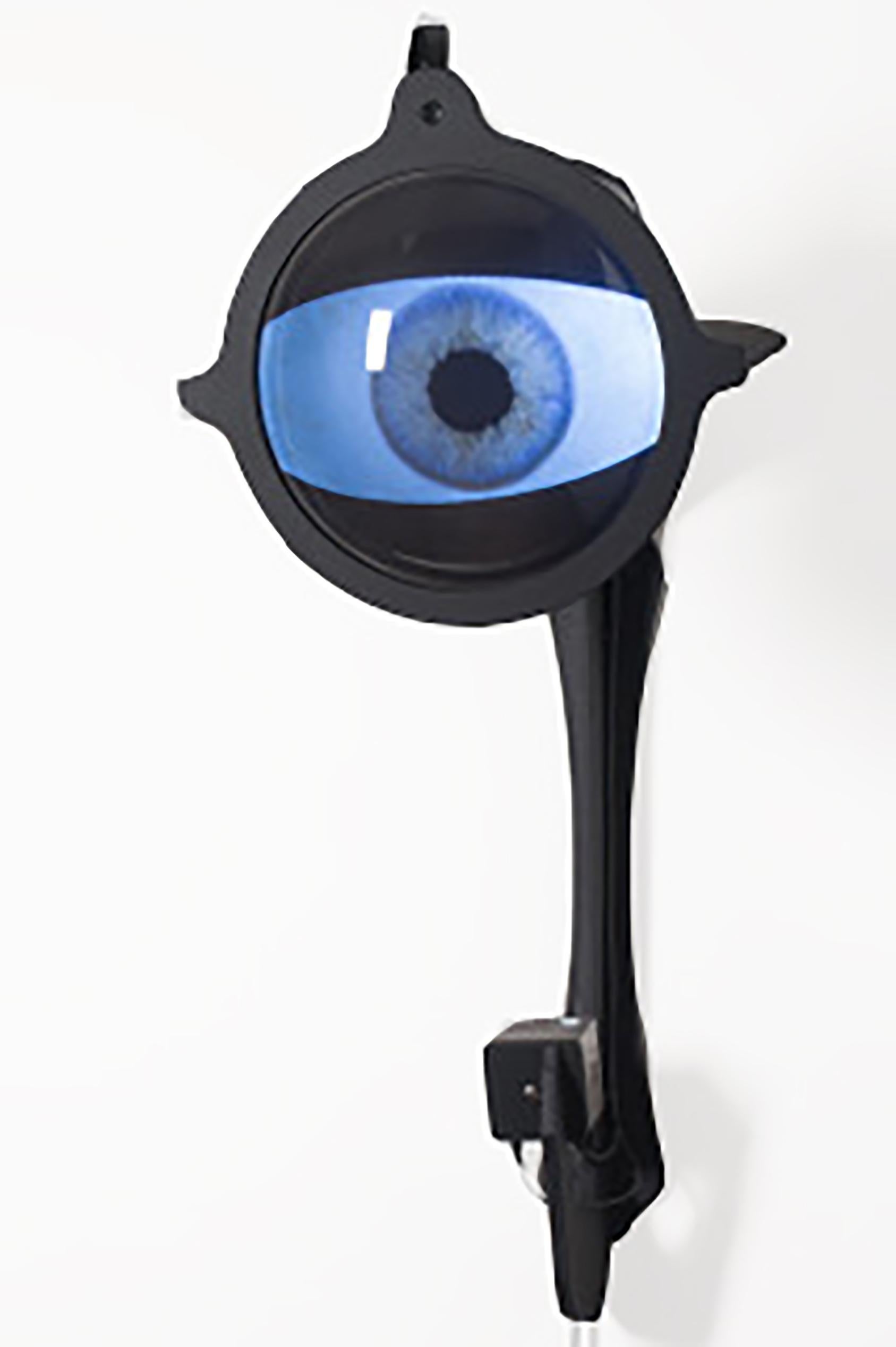 Chris Eckert Figurative Sculpture - The Mass Surveillance Sculpture - The Eye Will Follow You