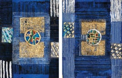 Blue, (Diptych)
