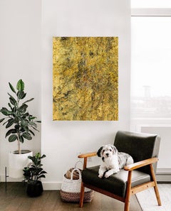 Lost Chickens, contemporary, photography, mixed media, yellow, gold, brown