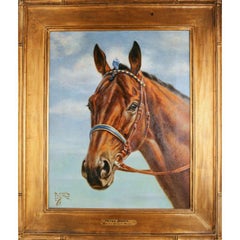 Óleo original sobre lienzo c1929 de Edward Herbert Miner de "Petee Wrack"