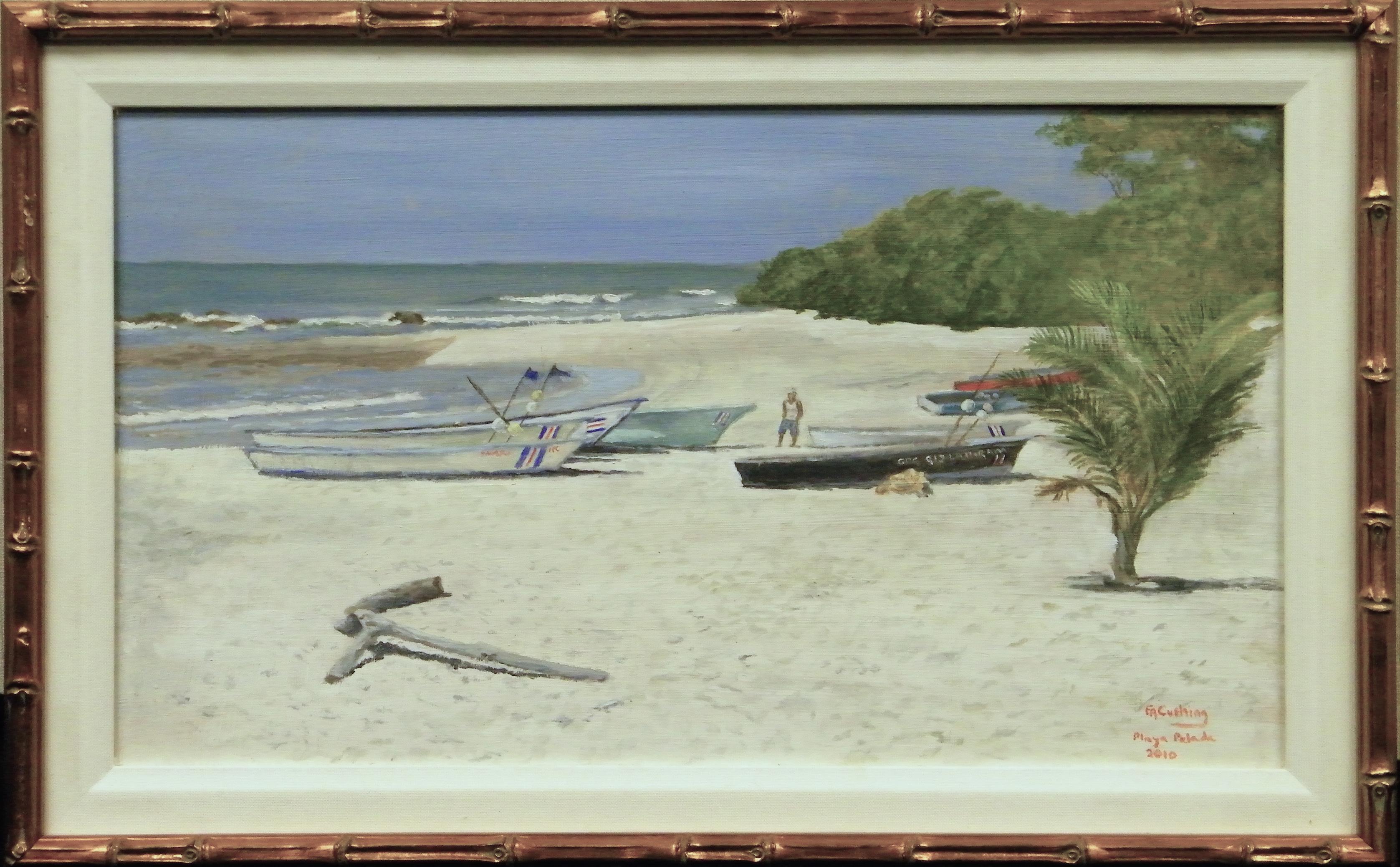 Freddy Cushing Landscape Painting - "Playa Pelada Costa Rica"' 2010 Oil On Canvas by F.A. Cushing