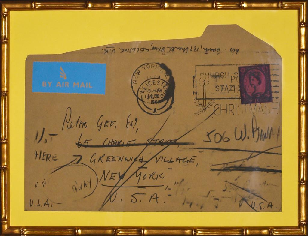 Peter Gee c1963 Postmarked Envelope
