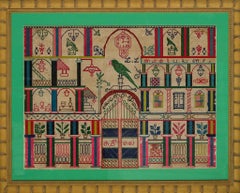 Parrot Under A Clock Tower